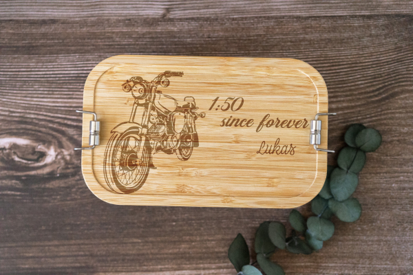 Brotdose Moped -personalisiert-